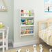 Woltu KR013ws Étagère murale pour livres d'enfants, bois, MDF, blanc