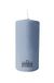 Kaars Dusty Blue diameter 7 cm hoogte 15 cm
