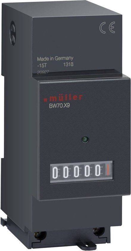 Müller BW 70.29 230V 50-60Hz Bedrijfsurenteller Roltelwerk