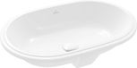 Villeroy & Boch Architectura Onderbouw wastafel, 57x38 cm, zonder overloop, alpine wit