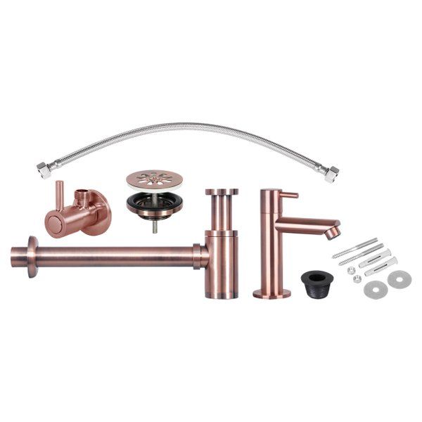 Differnz Fonteinkraanset Rood koper 30.415.04