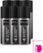 Vogue Men Mystic Black Vaporisateur Antitranspirant 150 ml - 6 stuks