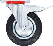 BGS Do it yourself BGS Zwenkwiel met rem - met schroefplaat - Ø 125 mm