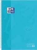 Oxford School Touch Europeanbook bloc-notes spirale, ft A4+, 160 pages, carreaux 5 mm, bleu pastel 5 pièces