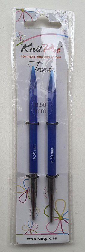 KnitPro Verwisselbare rondbreinaalden Trendz 6.50 mm Blauw Kunststof