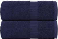 vidaXL Washandjes FROGN - 2 stuks - 30x30 cm - 360 g/m² - Marineblauw