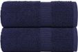vidaXL Washandjes FROGN - 2 stuks - 30x30 cm - 360 g/m² - Marineblauw