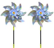 Inf Bol Reflecterende vogelverschrikker / windspinner - zilver