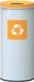 ALDA Eco - Nord White Poubelle 45L - Jaune