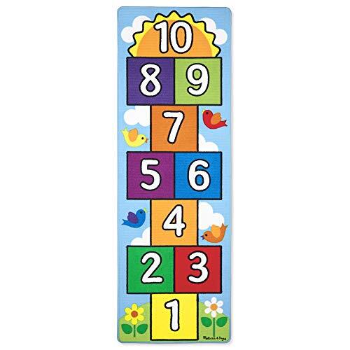 MELISSA & DOUG Hop & Count Hopscotch tapijt (Frustratievrije verpakking)