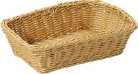 Kesper Broodmand - rechthoekig - 20x30x8,5 cm - fruitmand - beige