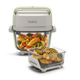 Tefal Crisp&Go FB701A Airfryer met 2 schalen Rise
