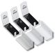 Merkloos Fietswandhouder fietsdrager pedaalhouder - 3 stuks - Tot 32 kg - Wit