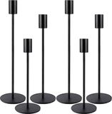 Sovima MOYKSRR Zwarte kaarsenhouders set van 6
