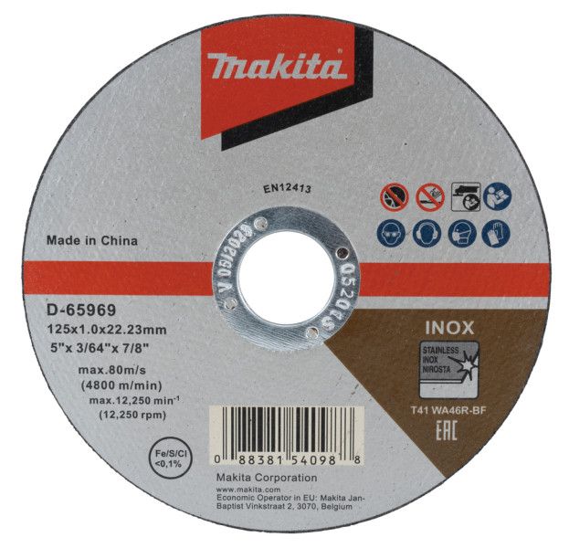 Makita afbraamsschijf staal 20 stuks D-18465-20