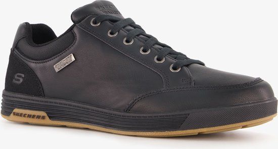 Skechers Cavell Sparkman leren sneakers zwart - Maat 42 - Herfst/Winter 2024