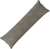 vidaXL - Kussensloop - HOUTEN - Lichtgrijs - 40 x 145 cm - Fluweel