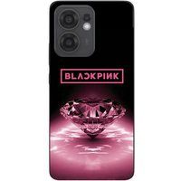 Blackpink Coque Pour Oppo Reno 13F blackpink diamond noir et rose