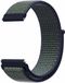 By Qubix Qubix Garmin Approach S12 / S40 / S42 - Sport Loop bandje - Blauw met groene band