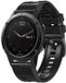 By Qubix Qubix - Leren en siliconen horlogebandje - 26mm Quickfit - Zwart - Geschikt voor Garmin Fenix 8 / 8 Pro (51mm)