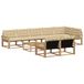 vidaXL - Buiten - bank - set - 9 - st - Wit - en - Beige