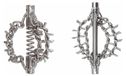 KS Tools 900.2188 Mandrin de chaîne + chaîne à pointes, 4 chaînes, spirales 16mm
