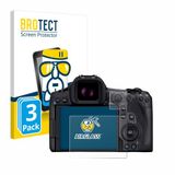 BROTECT Bedifol GmbH Screenprotector 3 Stuks voor Canon EOS R5 Mark II Beschermglas transparant