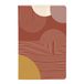 Clairefontaine Genietboek genaaid met 64 gelijnde pagina's Terracotta