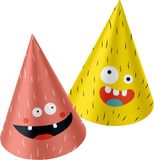 Folat Hoedjes Papier Monster Bash - 6 stuks