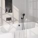 Brauer Gunmetal Carving Thermostatische Inbouw Badkraan Drukknoppen