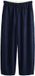 Next Dames Geborstelde broek met wijde, ronde pijpen - Blauw