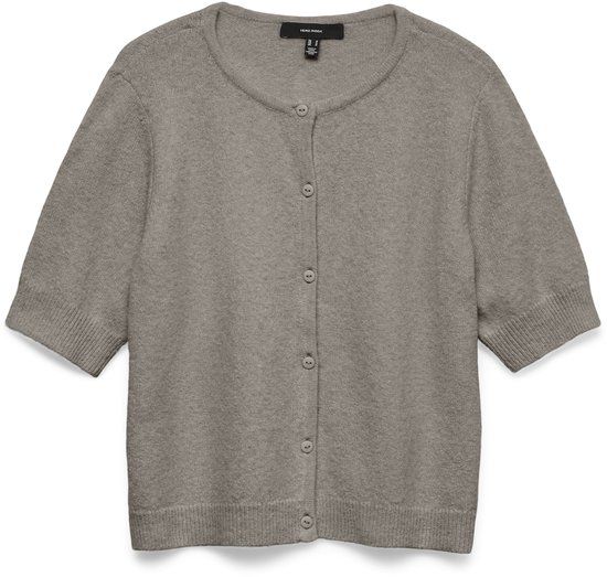 Vero Moda VMDOFFY Gebreid vest Moon Rock S