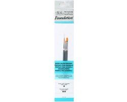 Winsor & Newton Foundation Aquarel Penselen Set van 3 stuks
