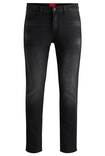 HUGO Men's 734 Jeans Extra Slim Stretch Denim - Black - 31W / 32L