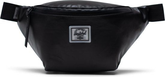 Weather Resistant Seventeen - Black Waterproof Waist Bag - Recycled Materials