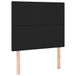VidaXL Hoofdbord Zwart 90x5x118/128 cm Kunstleer