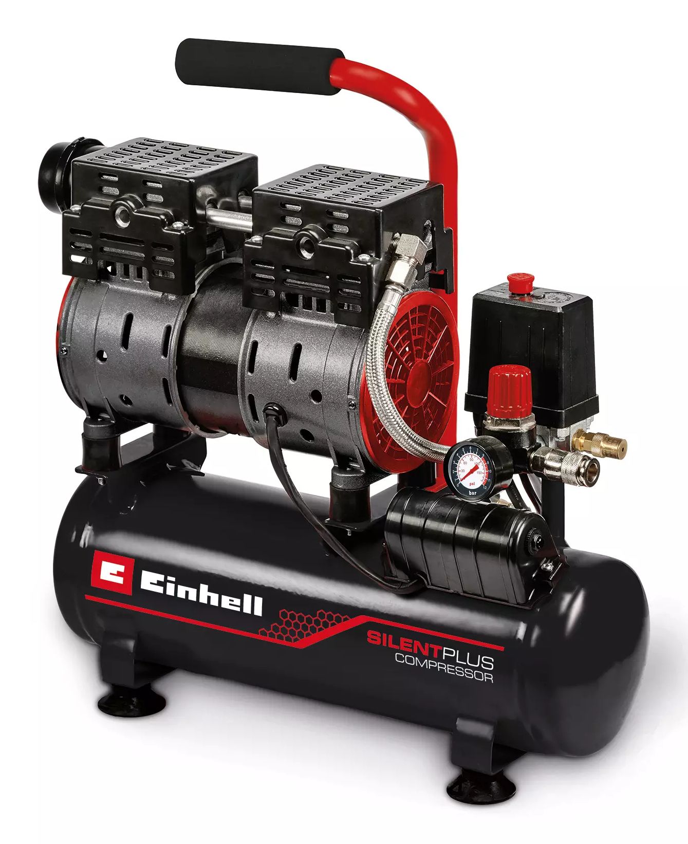 Einhell TE-AC 6 Silent Air Compressor - 550W - 6L - 8 Bar - 110 l/min - 57dB
