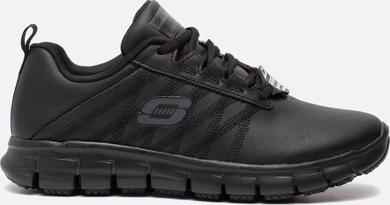 Skechers Work Relaxed Fit Sneakers - Black - Size 39