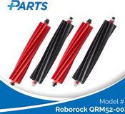 Roborock QRM52-00 Borstels (4 Stuks, Plus.Parts® alternatief voor 8.02.0322)