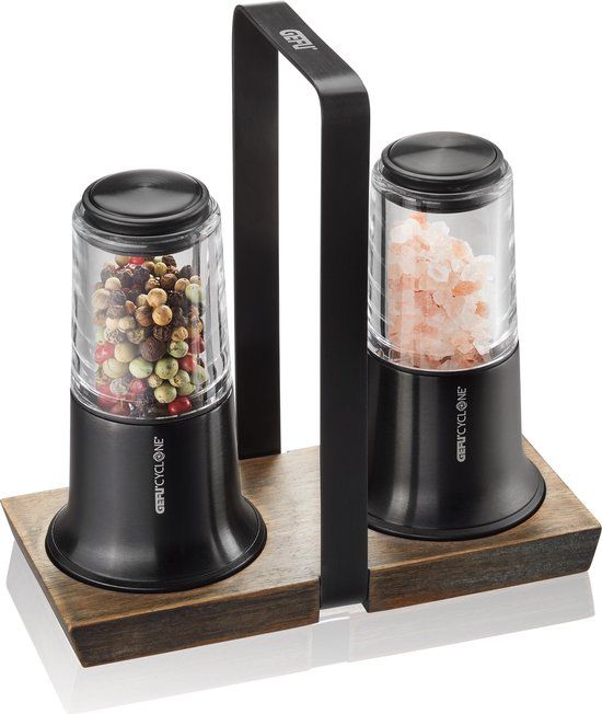 Gefu X-PLOSION Zout en Pepermolen Set - Zwart - Keramiek/RVS