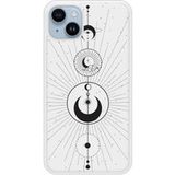 Apple Siliconen hoesje compatibel met iPhone 14 Plus Moon Circles