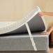 Matelas à ressorts ensachés avec une couche de mousse à mémoire de forme, dimensions 90 x 190 cm