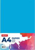 CREAKIT. Papier A4 – 100 Vellen – Knutselen voor Kinderen en Volwassenen – Tekenpapier voor Kinderen – 110 grams – Knutselpapier – Gekleurd Papier – Blauw