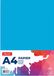 CREAKIT. Papier A4 – 100 Vellen – Knutselen voor Kinderen en Volwassenen – Tekenpapier voor Kinderen – 110 grams – Knutselpapier – Gekleurd Papier – Blauw