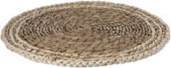 Secret de Gourmet ronde tafel placemat - zeegras naturel - 38 cm