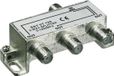 Connexx 67020 BK-splitter, 3-voudig, zilver