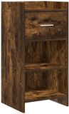 vidaXL Dressoir Gerookt eiken 40 x 36 x 80 cm Bewerkt hout