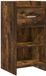 vidaXL Dressoir Gerookt eiken 40 x 36 x 80 cm Bewerkt hout