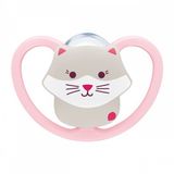 NUK Perfect Match Air fopspeen siliconen 6-18m - roze