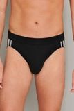 Schiesser 95/5 Stretch Rio Slips (3-pack) - Zwart